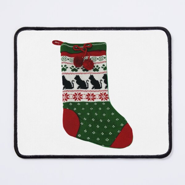 Item preview, Cat Christmas Stocking designed and sold by bubblegumhearts.