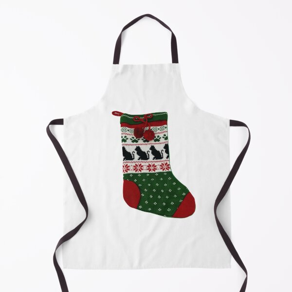 Item preview, Cat Christmas Stocking designed and sold by bubblegumhearts.