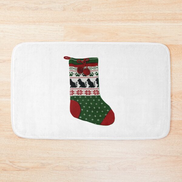 Item preview, Cat Christmas Stocking designed and sold by bubblegumhearts.