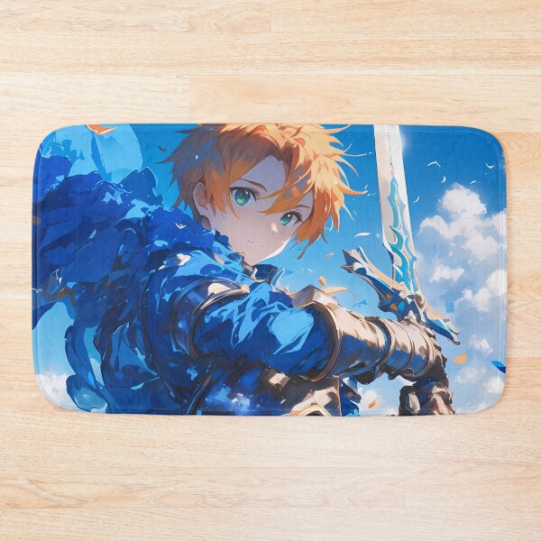 Item preview, Eugeo Sword Art Online Anime Blue Knight Hero Sky Courage designed and sold by CarlosBender.