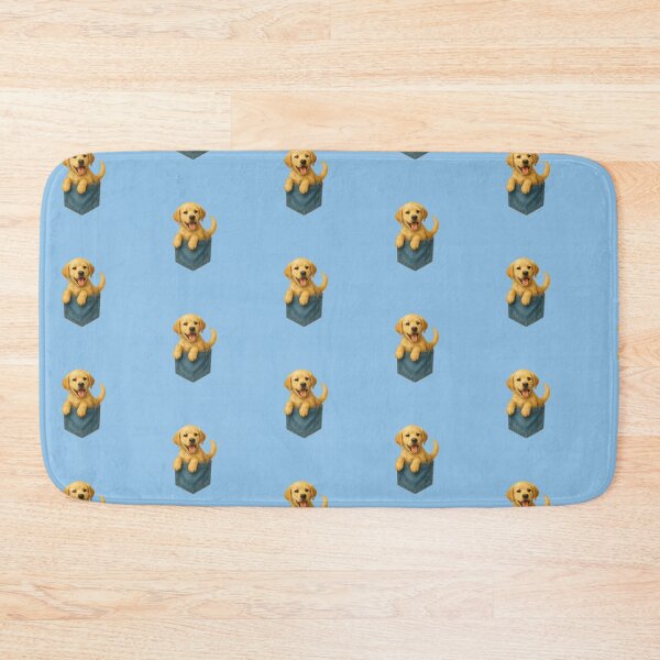 Item preview, Pocket-Sized Labrador Puppy | Painterly Dog in Denim Pocket designed and sold by TroyTheTerrific.