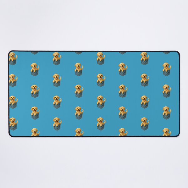 Item preview, Pocket-Sized Labrador Puppy | Painterly Dog in Denim Pocket designed and sold by TroyTheTerrific.