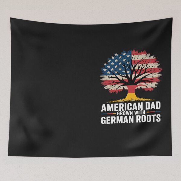Item preview, German Roots American Grown Dad Shirt Fathers Day Gift designed and sold by Hofersofer.