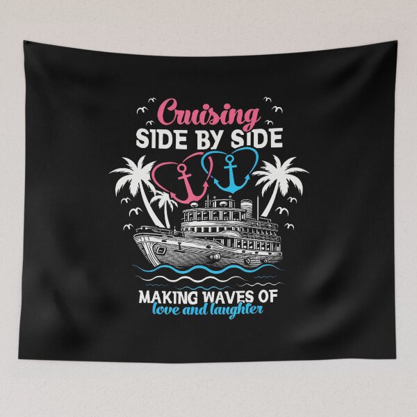 Item preview, Romantic Cruising Husband Wife Ship Couple Cruise designed and sold by markettathorn.