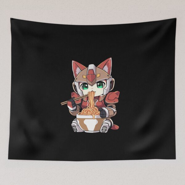 Item preview, RAMEN CAT GUNDAM II designed and sold by WolfmanProphecy.