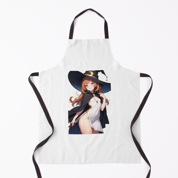 Item preview, Anime Witch Girl Black Hat Fantasy Magic Art designed and sold by iloveanimechibi.