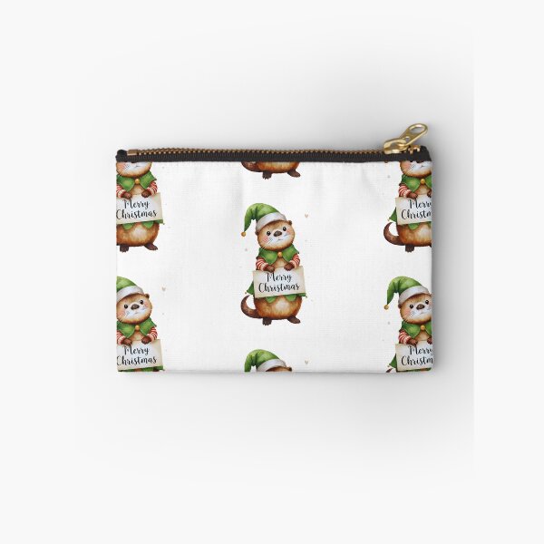 Item preview, Holiday Otter Elf – Cute Christmas Outfit Artwork designed and sold by Otterly Cute.