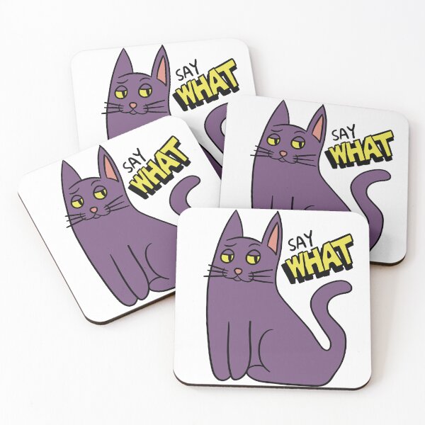 Item preview, say WHAT cat designed and sold by hirskull.