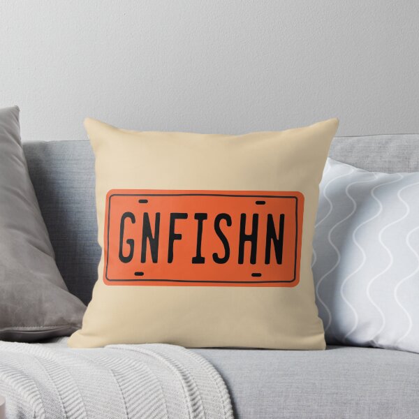 Item preview, Gone Fishin License Plate Sticker designed and sold by BlueSkyTheory.
