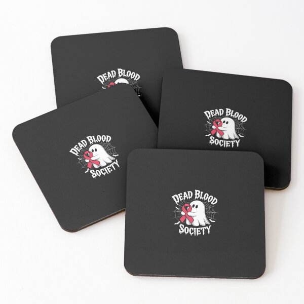 Item preview, Ghost Dead Blood Society Blood Cancer Awareness Halloween designed and sold by Hofersofer.