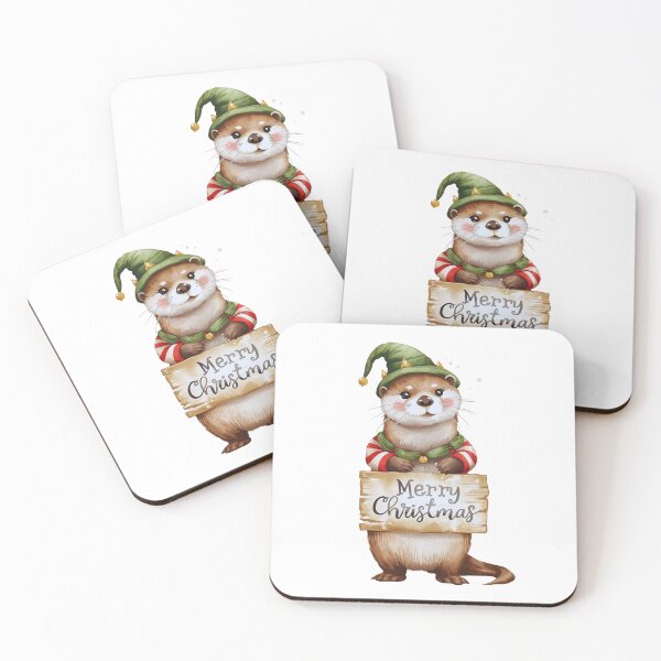 Item preview, Otter Elf Magic – Funny and Cute Xmas Animal Design designed and sold by Otterly Cute.