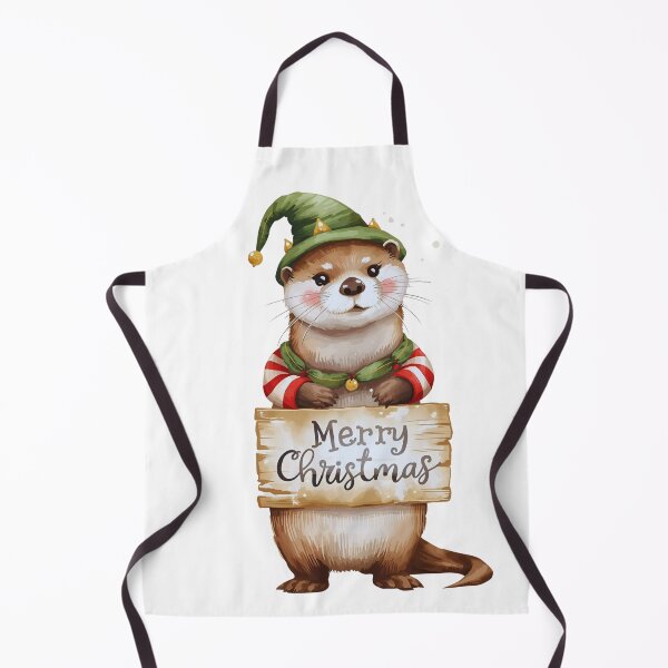 Item preview, Otter Elf Magic – Funny and Cute Xmas Animal Design designed and sold by Otterly Cute.