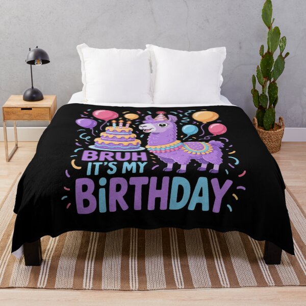 Item preview, Bruh Its My Birthday Llama Pinata Boy Girl Family Bday Party designed and sold by Moxizz.