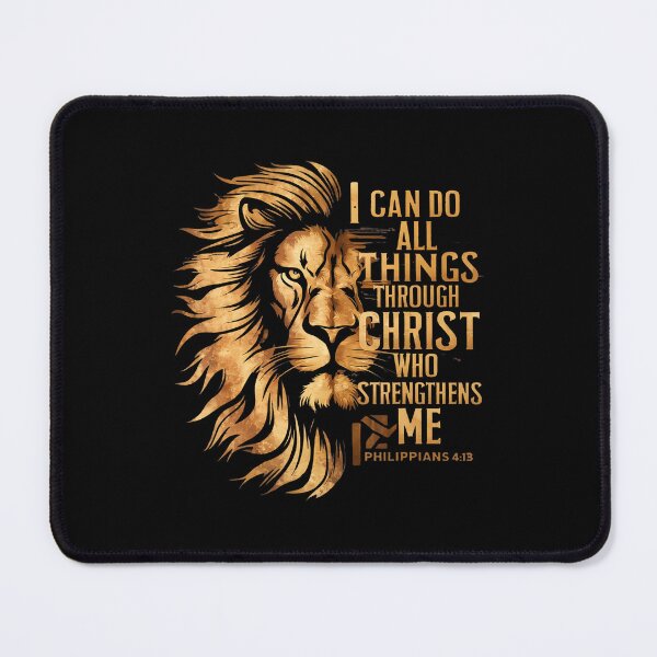 Item preview, Christian I Can Do All Things Through Christ Lion Faith designed and sold by RylynKaub86.