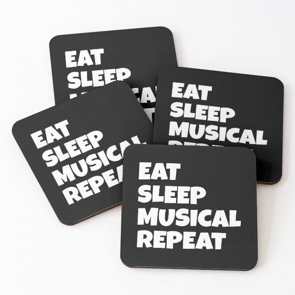 Item preview, Eat Sleep Musical Repeat Theatre Art Actor designed and sold by TerriMichelle.