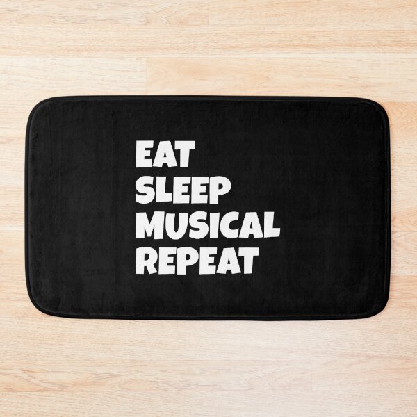 Item preview, Eat Sleep Musical Repeat Theatre Art Actor designed and sold by TerriMichelle.