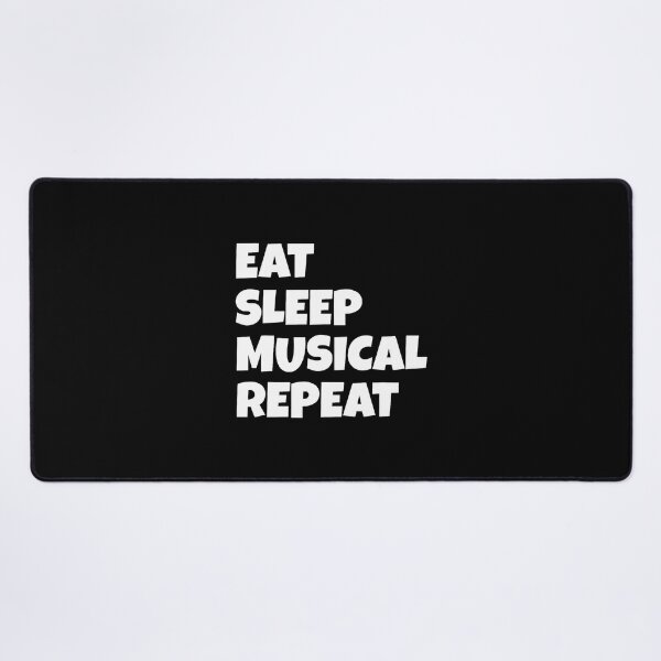 Item preview, Eat Sleep Musical Repeat Theatre Art Actor designed and sold by TerriMichelle.