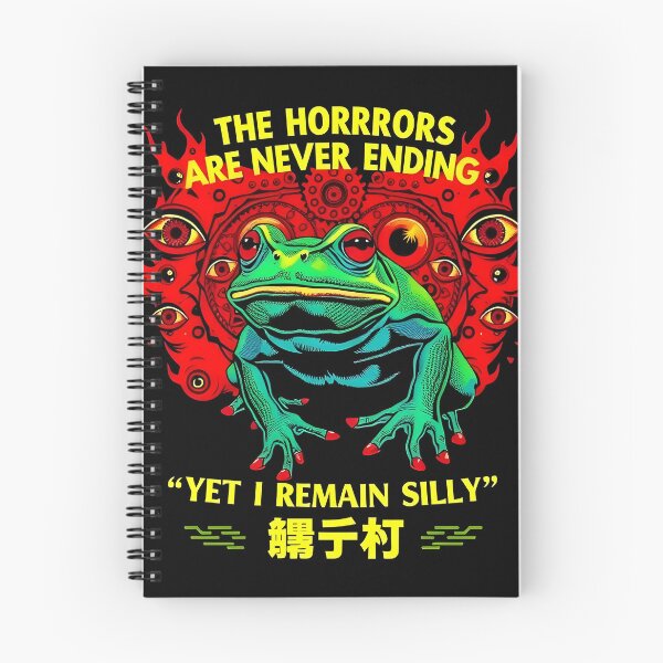 Item preview, Frog Meme Horrors are Never Ending Yet I Remain Silly designed and sold by Uglyandcute.