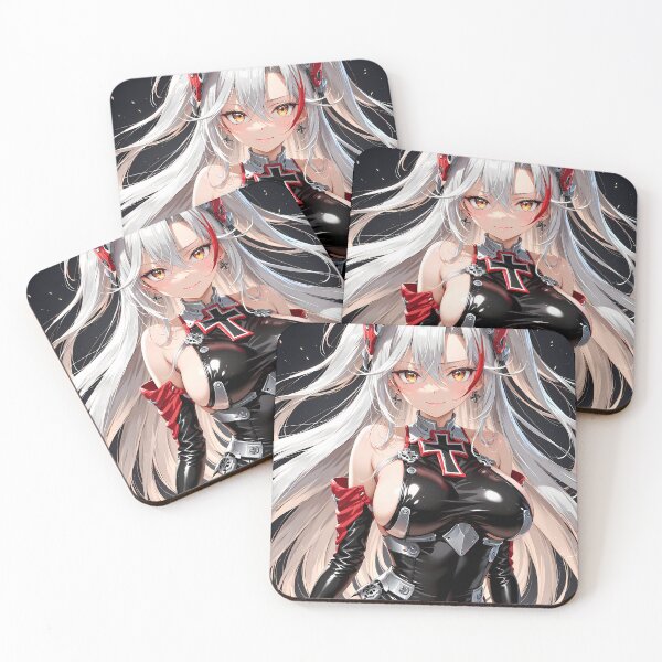 Item preview, Prinz Eugen Dark Allure Azur Lane Anime Girl Black Outfit designed and sold by CarlosBender.