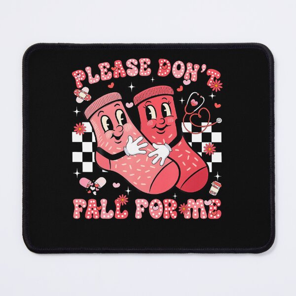 Item preview, Please Don't Fall For Me Nurse Non Slip Socks Valentine Day designed and sold by LunaDangelo.