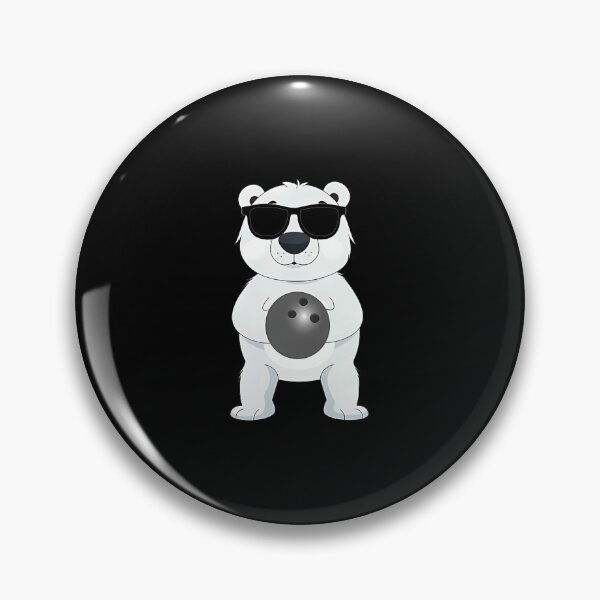 Item preview, Funny Polar Bear Wearing Sunglasses Playing Tenpin Bowling designed and sold by CandyceMillie.