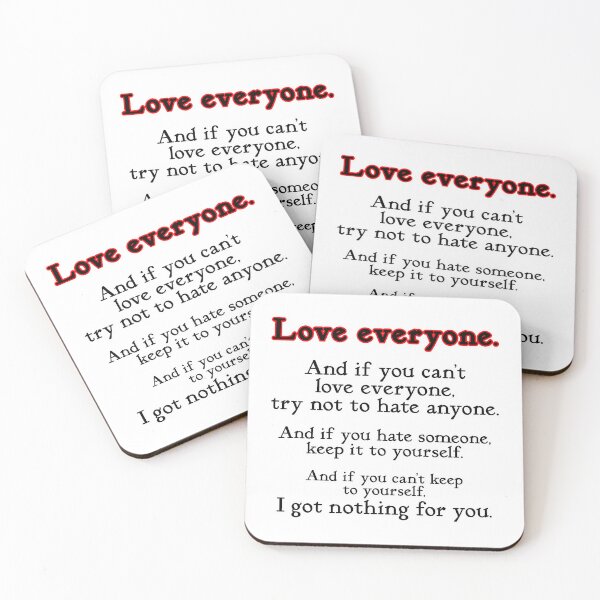 Item preview, Love everyone, if you can, white background designed and sold by mntimg.
