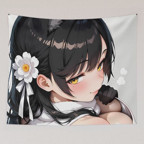Item preview, Atago White Kimono Winter Elegance Azur Lane Anime Girl designed and sold by CarlosBender.