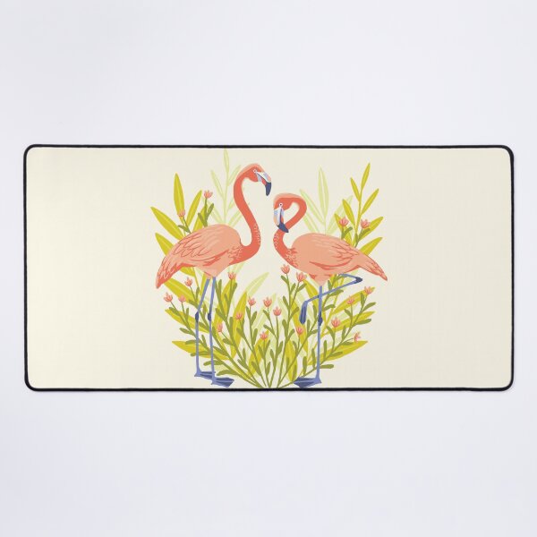 Artikelvorschau, Flamingos und Blumen entworfen und verkauft von KatrinaJeanC.