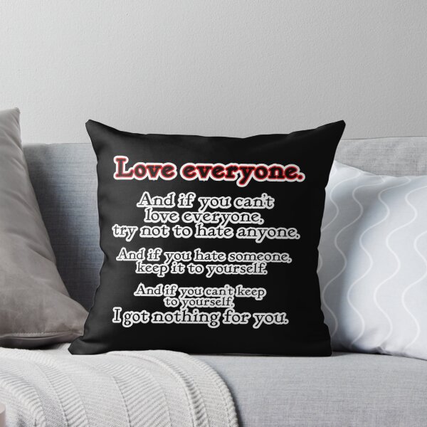 Item preview, Love everyone, if you can, black background designed and sold by mntimg.