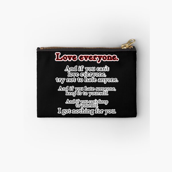 Item preview, Love everyone, if you can, black background designed and sold by mntimg.
