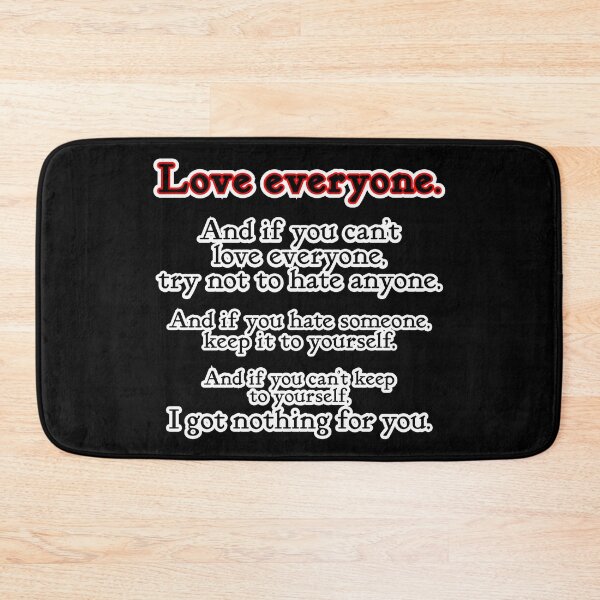 Item preview, Love everyone, if you can, black background designed and sold by mntimg.