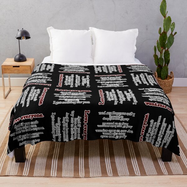 Item preview, Love everyone, if you can, black background designed and sold by mntimg.