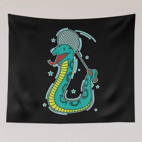 Item preview, Snake Plays Badminton designed and sold by TerriMichelle.