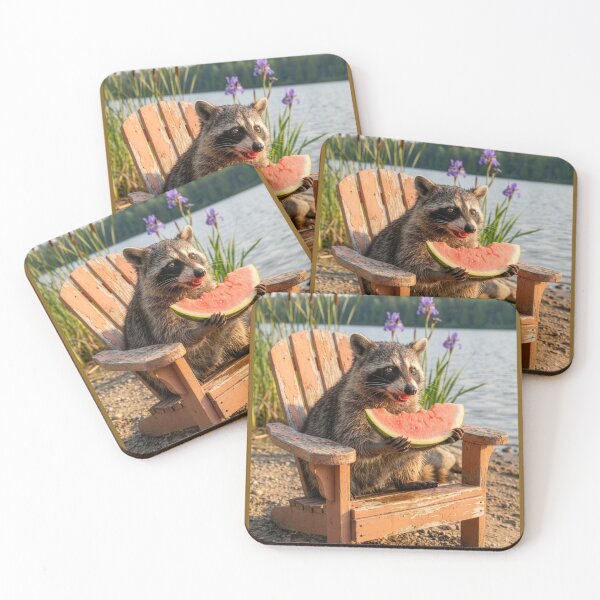 Item preview, Racoon Has His Own Picnic at the Lake designed and sold by Tridentulus.