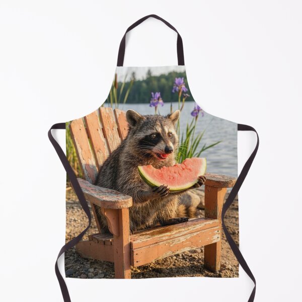 Item preview, Racoon Has His Own Picnic at the Lake designed and sold by Tridentulus.
