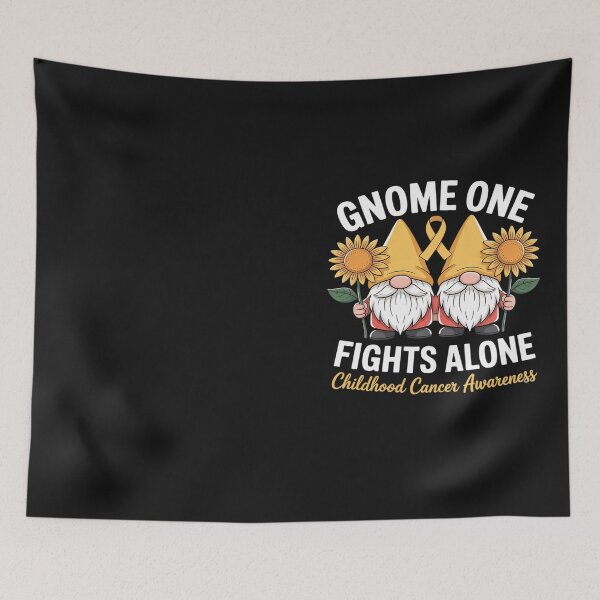 Item preview, Gnome One Fights Alone Childhood Cancer Awareness Warrior designed and sold by Hofersofer.