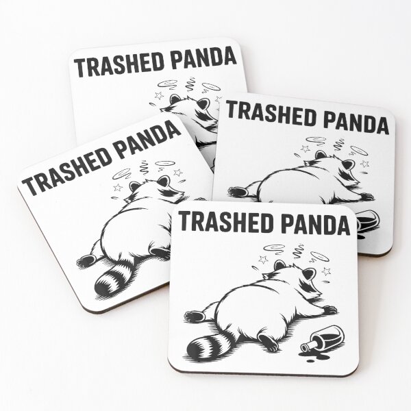 Item preview, Panda destrozado Mapache borracho divertido designed and sold by colornatics.