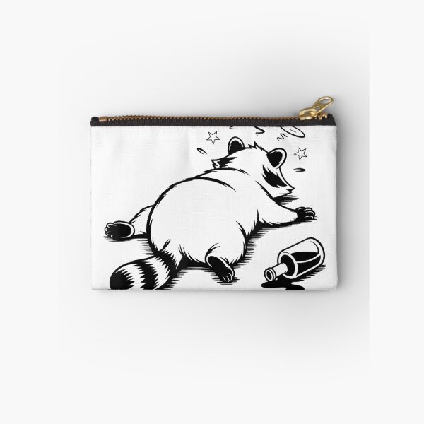 Item preview, Trashed Panda Funny Drunk Racoon designed and sold by colornatics.