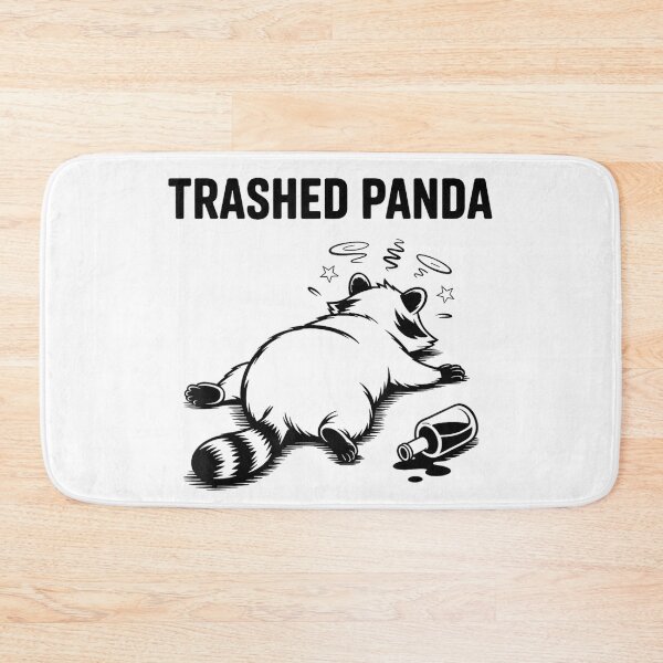 Item preview, Trashed Panda Funny Drunk Racoon designed and sold by colornatics.