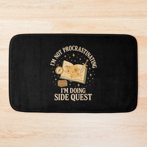 Item preview, I Am Not Procrastinating I Am Doing Side Quest Fantasy Book designed and sold by scottsurswab.