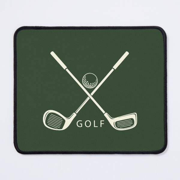 Item preview, Classic Golf Sports Crossed Clubs and Ball Logo designed and sold by KiwiRider.