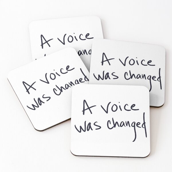 Item preview, A voice was changed designed and sold by abeink.