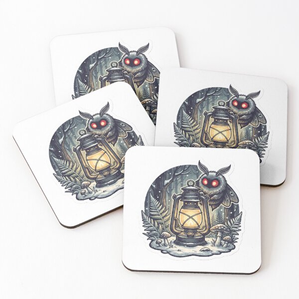 Item preview, Cozy Mothman & Lantern Dark Cottagecore designed and sold by StickyGuys.