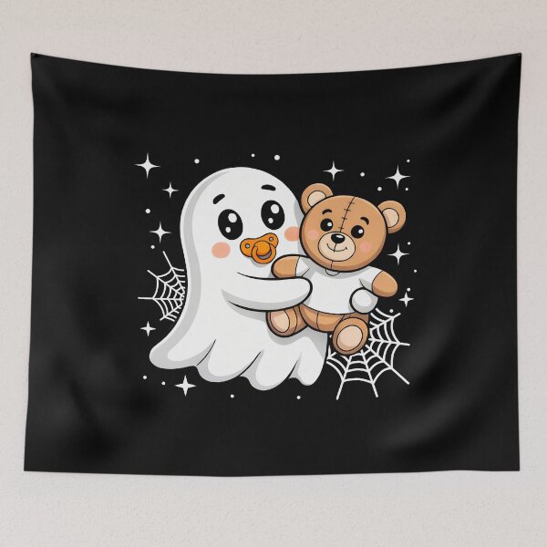 Item preview, Cute Ghost and Stuffed Toy Design for Kids designed and sold by Colorful Designs.