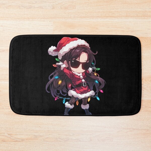 Item preview, Makinami Mari Illustrious Christmas Lights Neon Genesis Evangelion Anime Girl Santa Chibi designed and sold by HumbertoValveno.