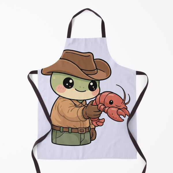 Item preview, gunslinger cowboy western frog with pistol shrimp crawdad designed and sold by NoobyDraw.