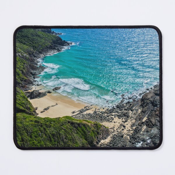 Item preview, Aerial image capturing Janies Corner at Seven Mile Beach in Forster designed and sold by Justin Mckinney.