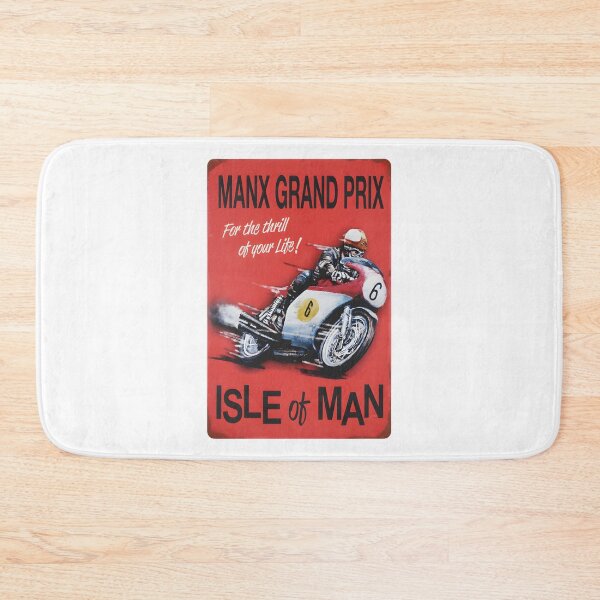 Item preview, Isle Of Man - Manx Grand Prix - Vintage Ad designed and sold by CharlieDesings.
