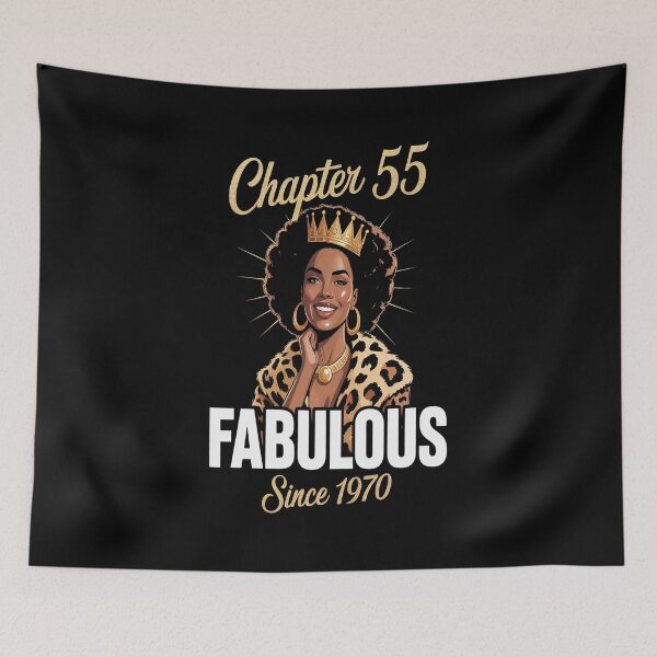 Item preview, Chapter 55 Fabulous Since 1970 55th Birthday Girls Leopard designed and sold by Moxizz.