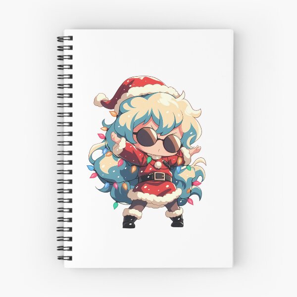 Item preview, Nia Teppelin Christmas Lights Gurren Lagann Anime Girl Santa Chibi Gentle Holiday designed and sold by HumbertoValveno.